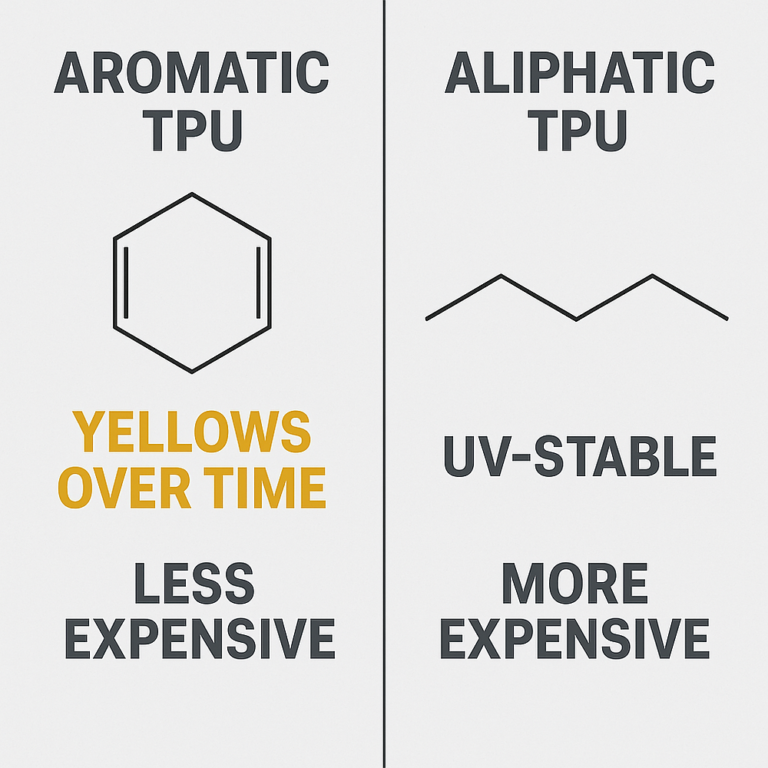 Aliphatic vs Aromatic TPU comparison: Why some PPF turns yellow in Malaysia.